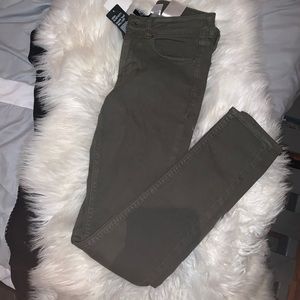 Olive green H&M jeans! BRAND NEW!